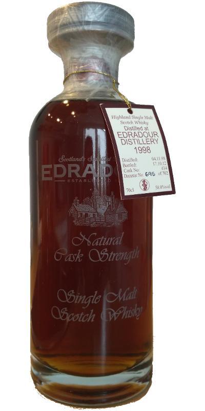 Edradour 1998  Natural Cask Strength