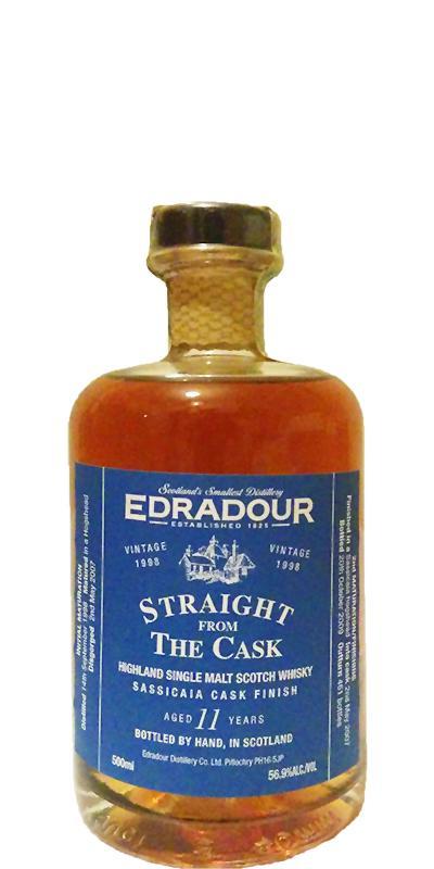 Edradour 1998  Straight From The Cask - Sassicaia Cask Finish