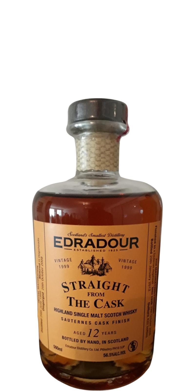 Edradour 1999  Straight From The Cask - Sauternes Cask Finish
