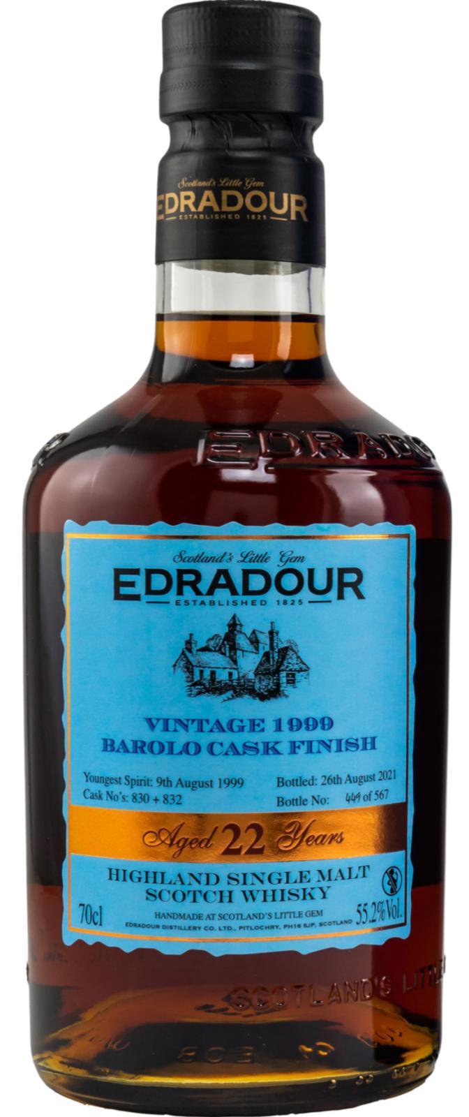 Edradour 1999  Vintage Barolo Cask Finish