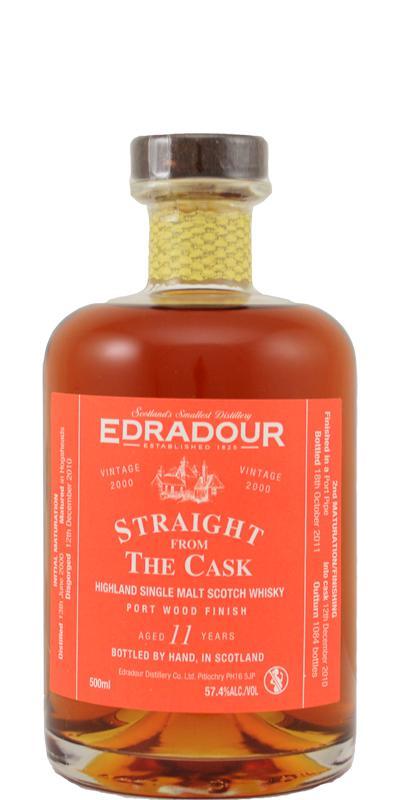 Edradour 2000  Straight From The Cask - Port Wood Finish