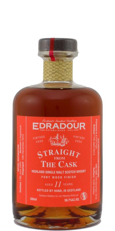 Edradour 2000  Straight From The Cask - Port Wood Finish