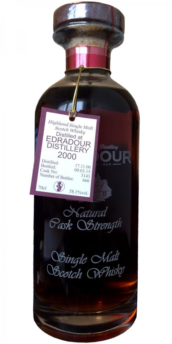 Edradour 2000  Natural Cask Strength