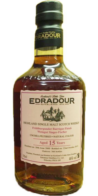 Edradour 2000  Frühburgunder Barrique Finish