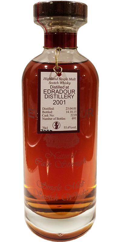 Edradour 2001  Natural Cask Strength