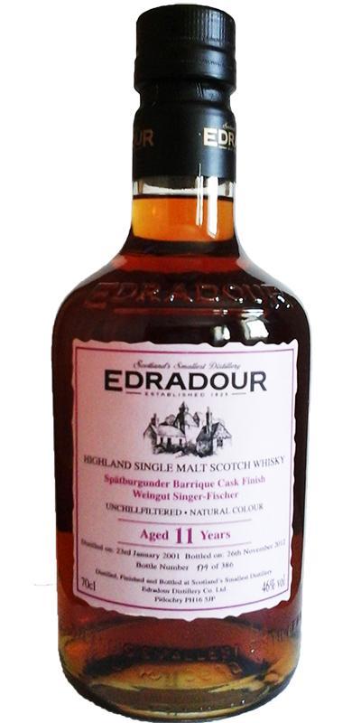 Edradour 2001  Spätburgunder Barrique Cask Finish