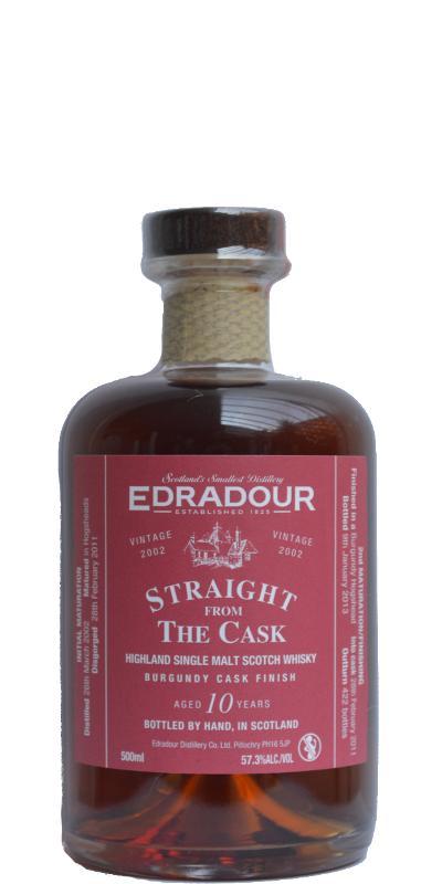 Edradour 2002  Straight From The Cask - Burgundy Cask Finish