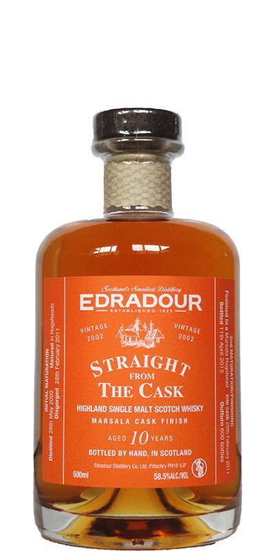 Edradour 2002  Straight From The Cask - Marsala Cask Finish