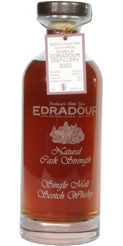 Edradour 2002  Natural Cask Strength