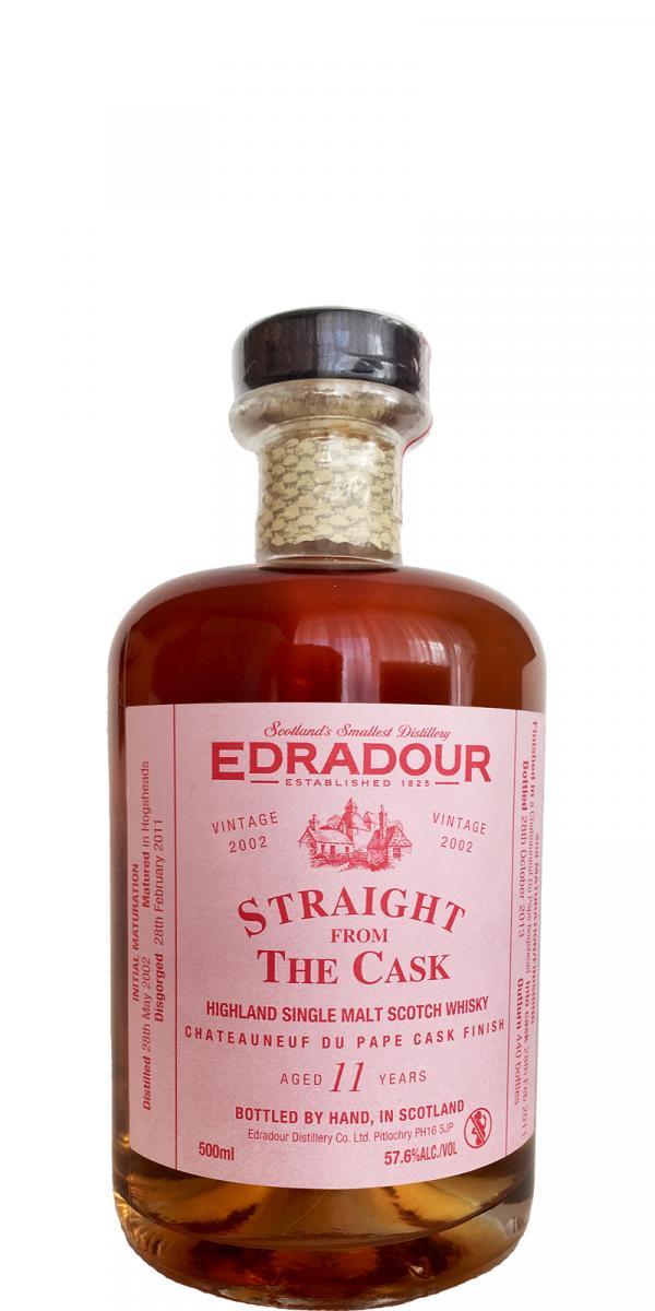 Edradour 2002  Straight From The Cask - Châteauneuf-du-Pape Cask Finish