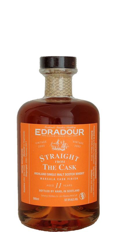 Edradour 2002  Straight From The Cask - Marsala Cask Finish