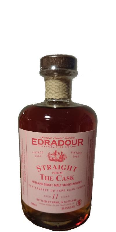 Edradour 2002  Straight From The Cask - Châteauneuf-du-Pape Cask Finish