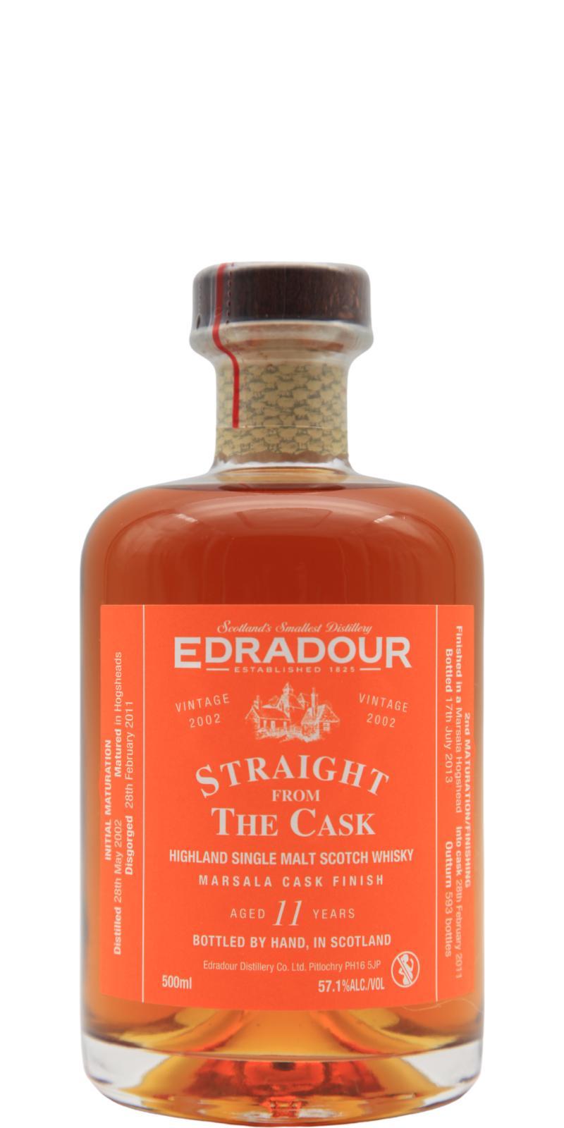 Edradour 2002  Straight From The Cask - Marsala Cask Finish