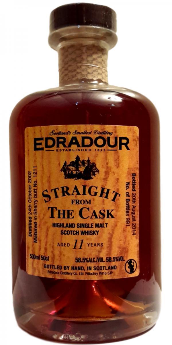 Edradour 2002  Straight from the Cask