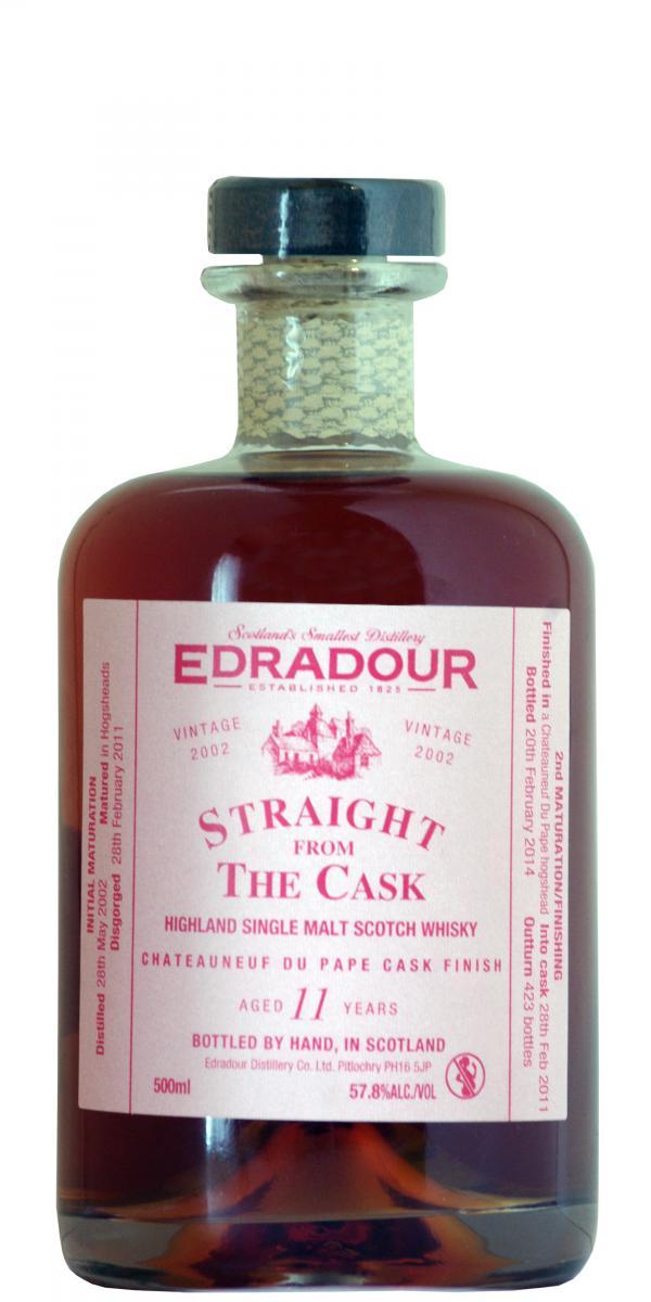 Edradour 2002  Straight From The Cask - Châteauneuf-du-Pape Cask Finish
