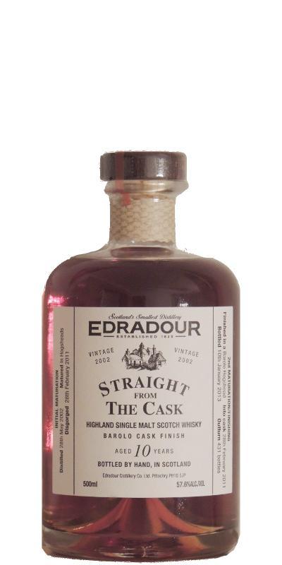 Edradour 2002  Straight From The Cask - Barolo Cask Finish