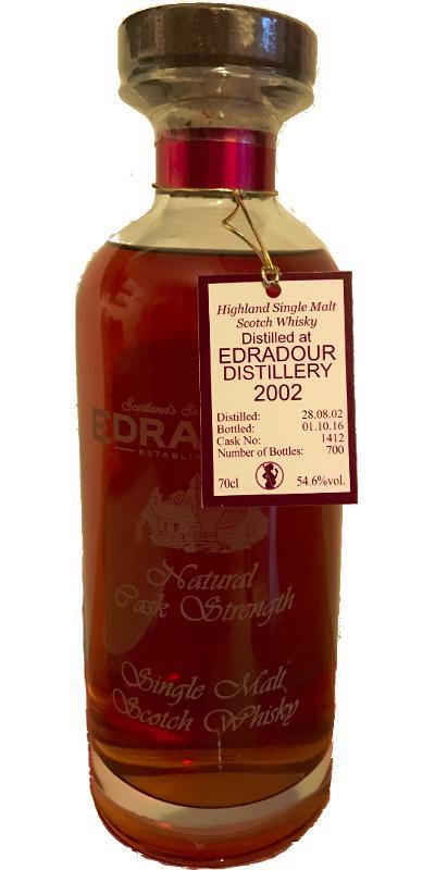 Edradour 2002  Natural Cask Strength