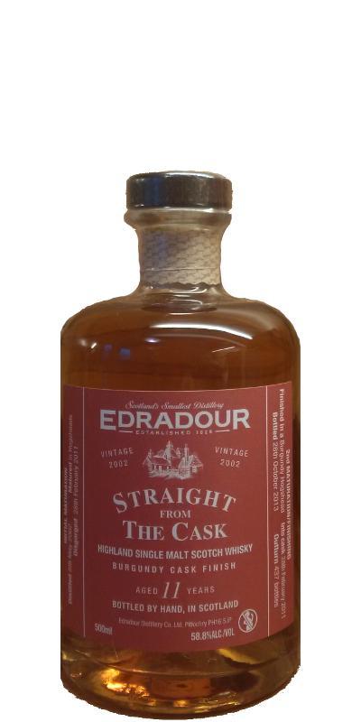 Edradour 2002  Straight From The Cask - Burgundy Cask Finish