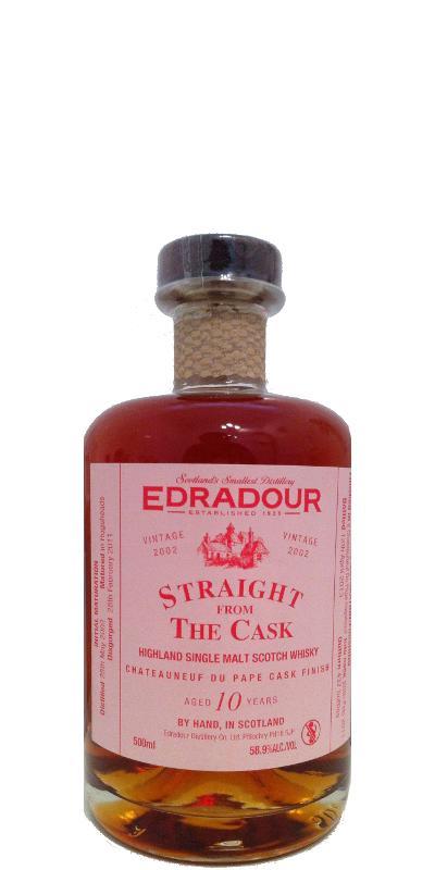 Edradour 2002  Straight From The Cask - Châteauneuf-du-Pape Cask Finish