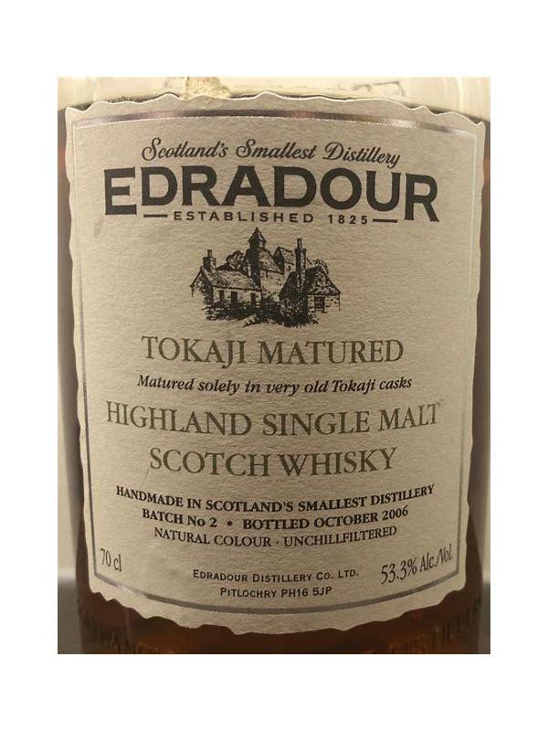 Edradour 2002 Tokaji  Batch No. 3