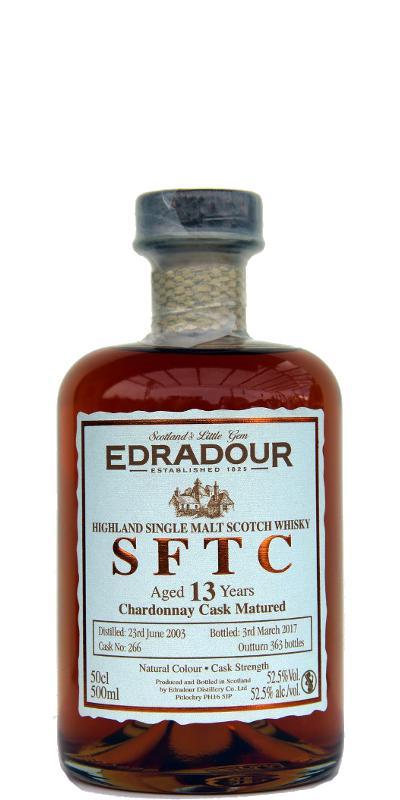 Edradour 2003  SFTC - Chardonnay Cask Matured