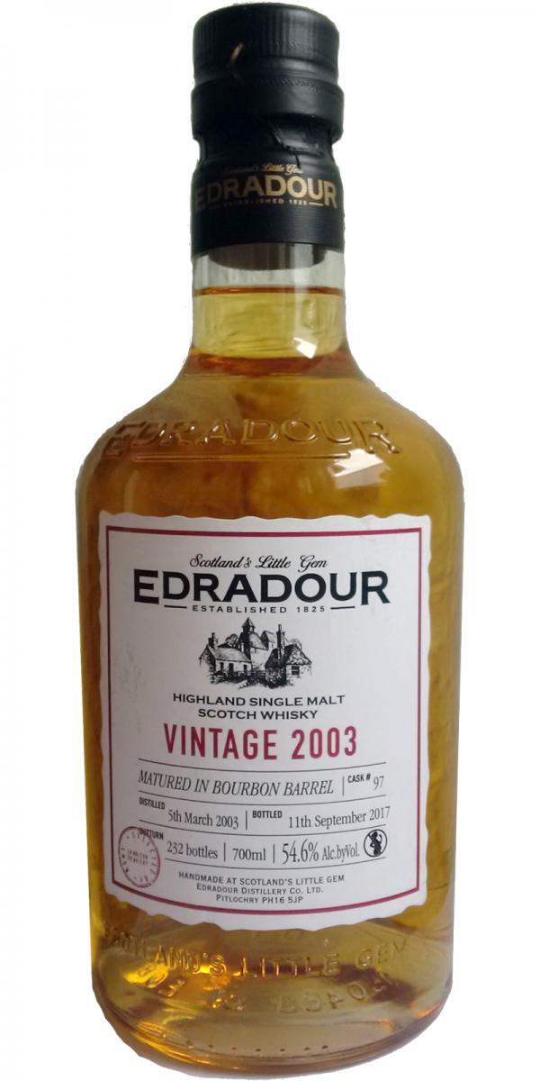 Edradour 2003  Vintage