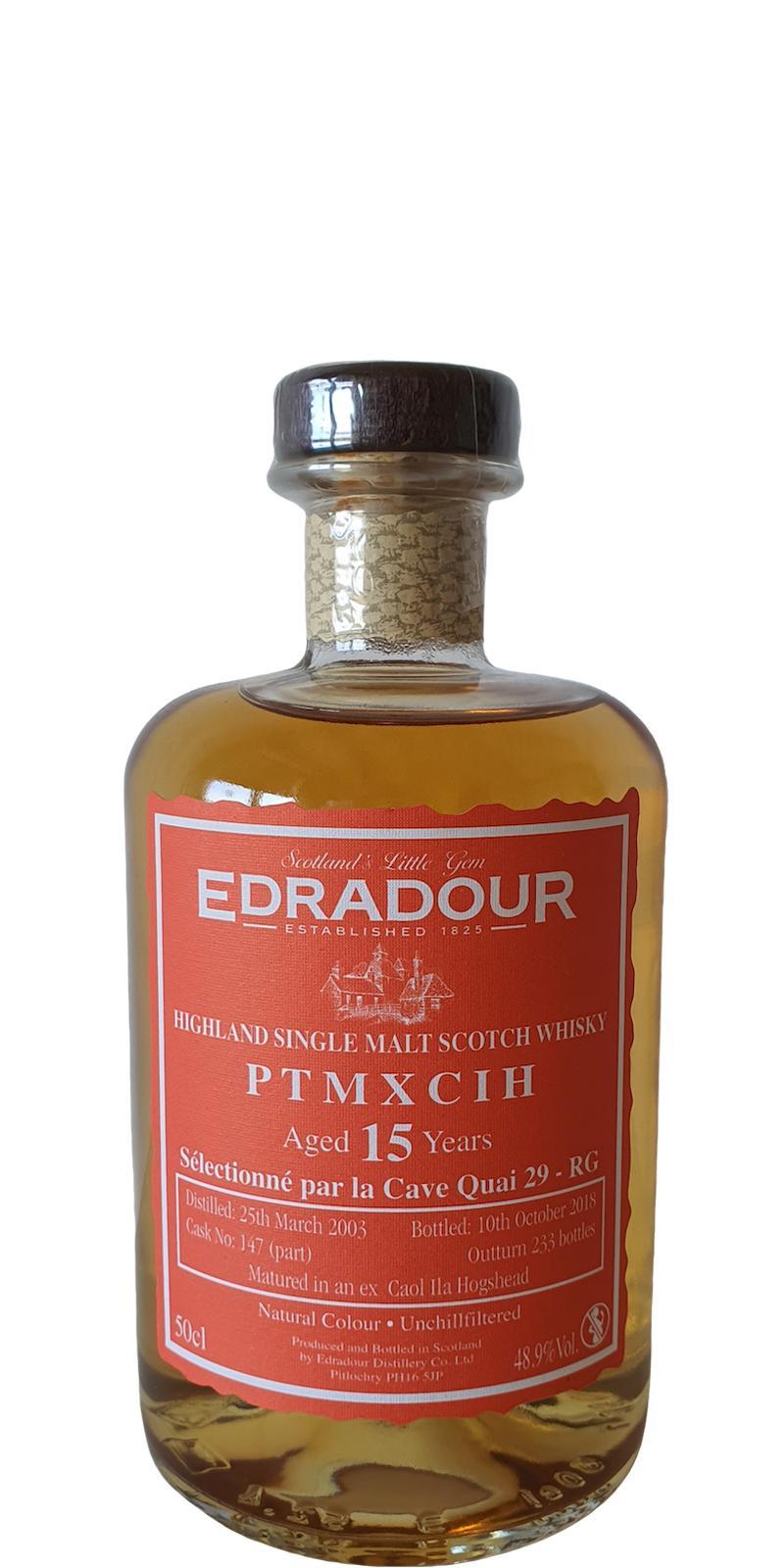 Edradour 2003  PTMXCIH