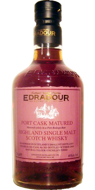 Edradour 2003 Port Cask  4th Release