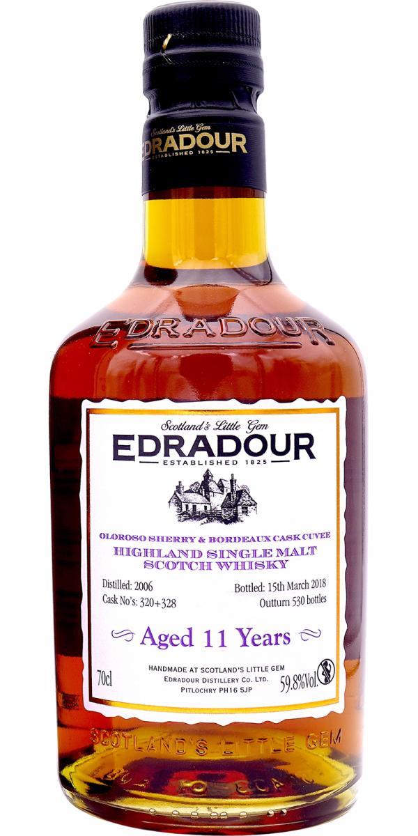 Edradour 2006  Oloroso Sherry & Bordeaux Cask Cuvée
