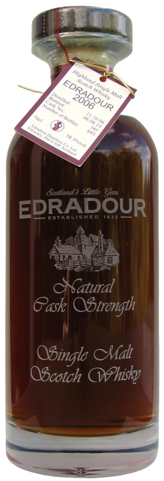 Edradour 2006  Natural Cask Strength
