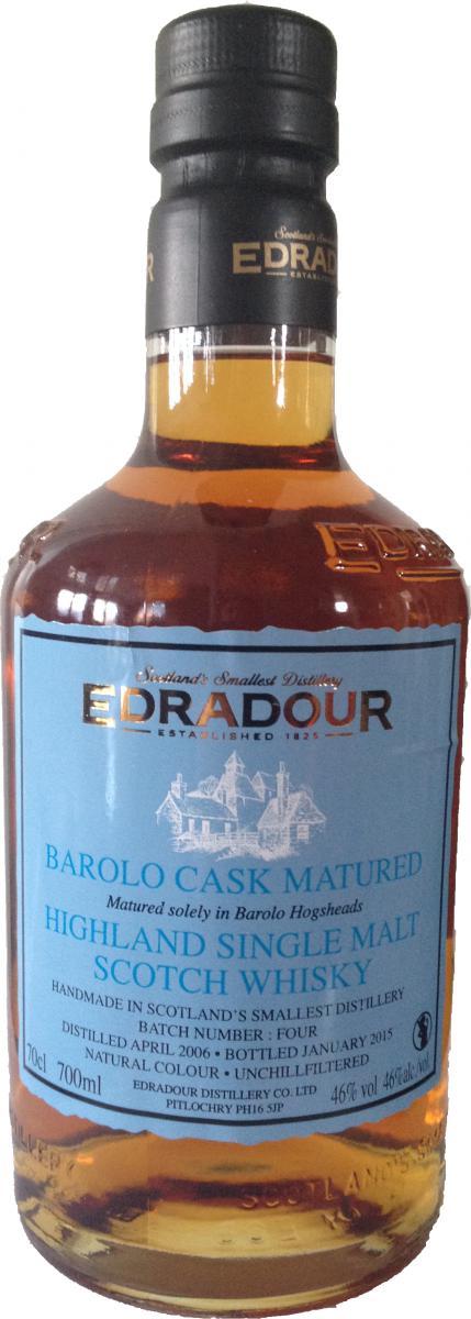 Edradour 2006 Barolo Cask  Batch No. 4