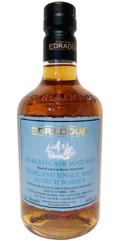 Edradour 2006 Barolo Cask  Batch No. 1