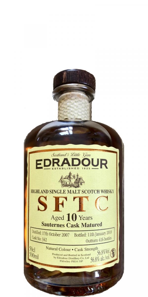 Edradour 2007  SFTC - Sauternes Cask Matured