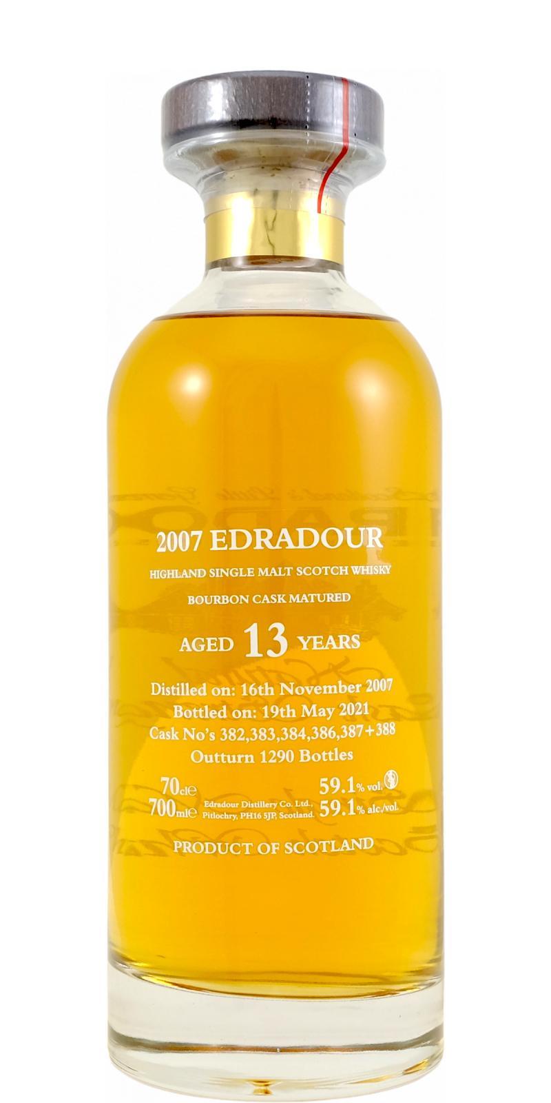 Edradour 2007  Natural Cask Strength