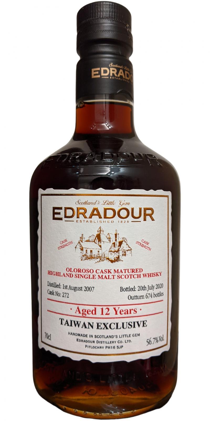 Edradour 2007  Oloroso Cask Matured