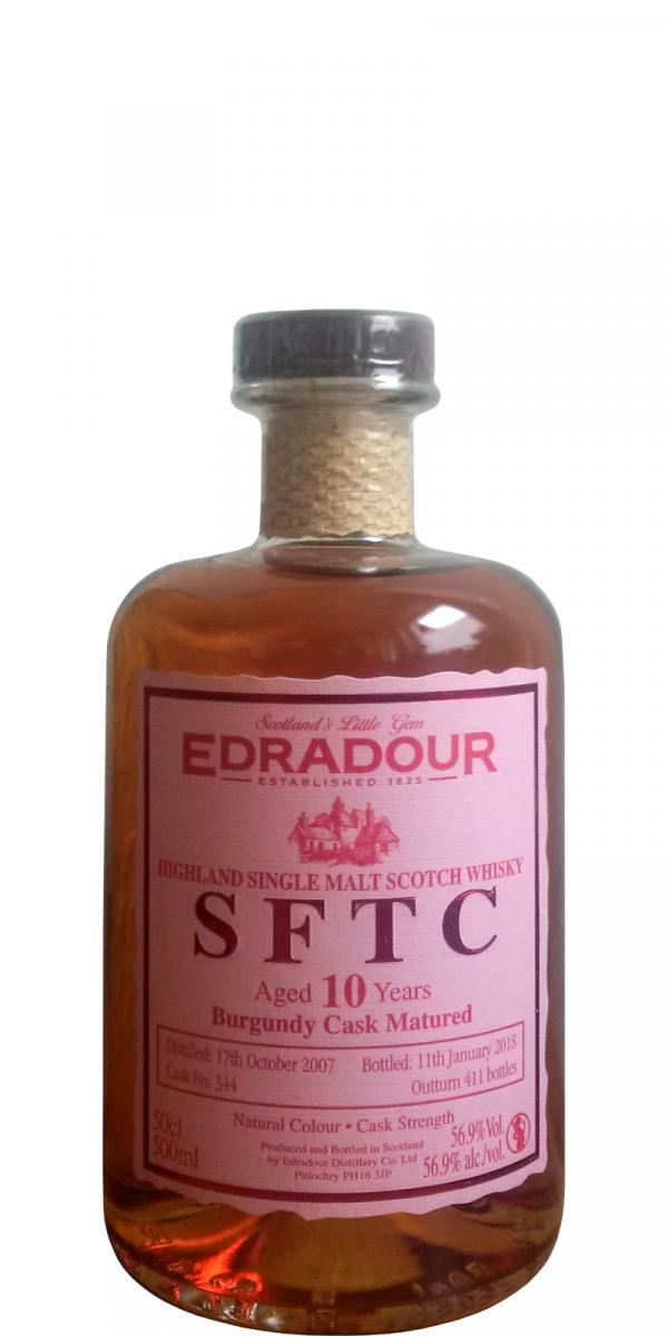 Edradour 2007  SFTC - Burgundy Cask Matured