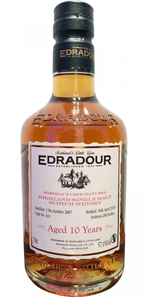 Edradour 2007  Bordeaux Cask Matured