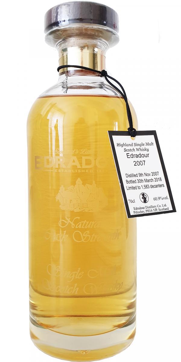 Edradour 2007  Natural Cask Strength