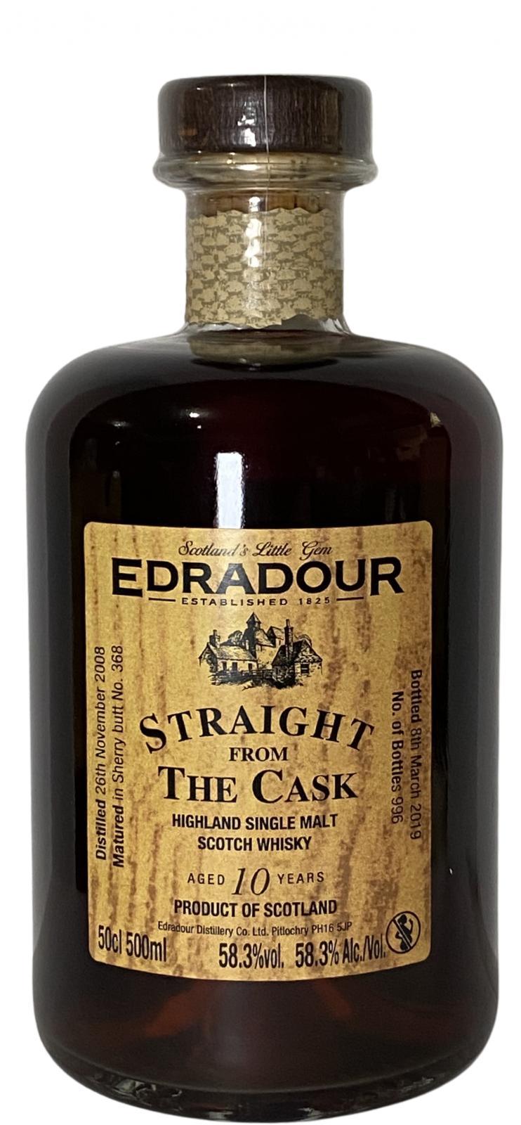Edradour 2008  SFTC - Sherry Cask Matured