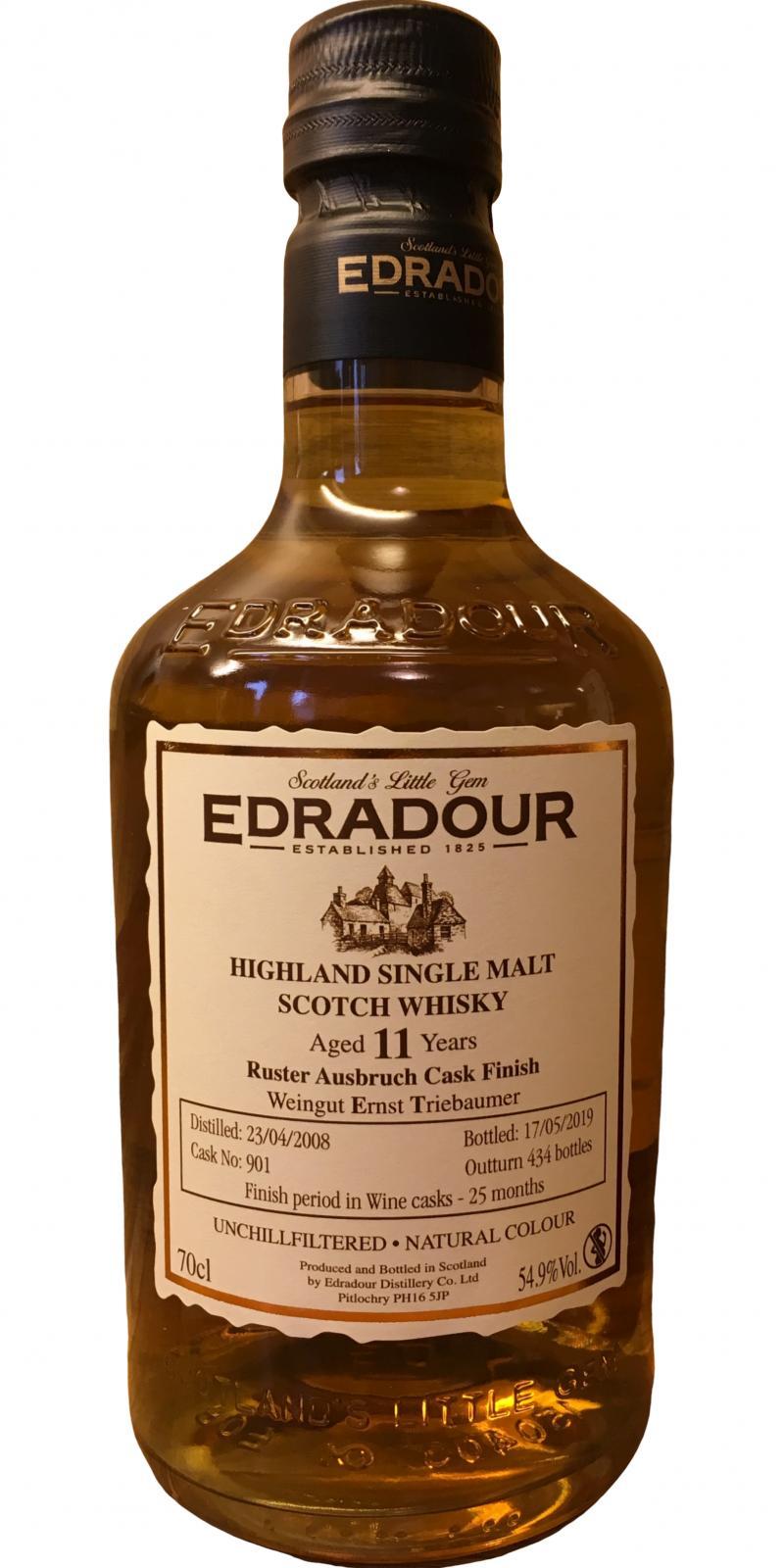 Edradour 2008  Ruster Ausbruch Finish