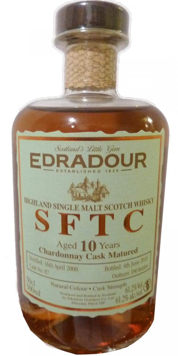 Edradour 2008  SFTC - Chardonnay Cask Matured