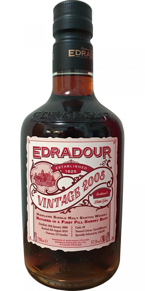 Edradour 2008 Vintage  The Chronicles