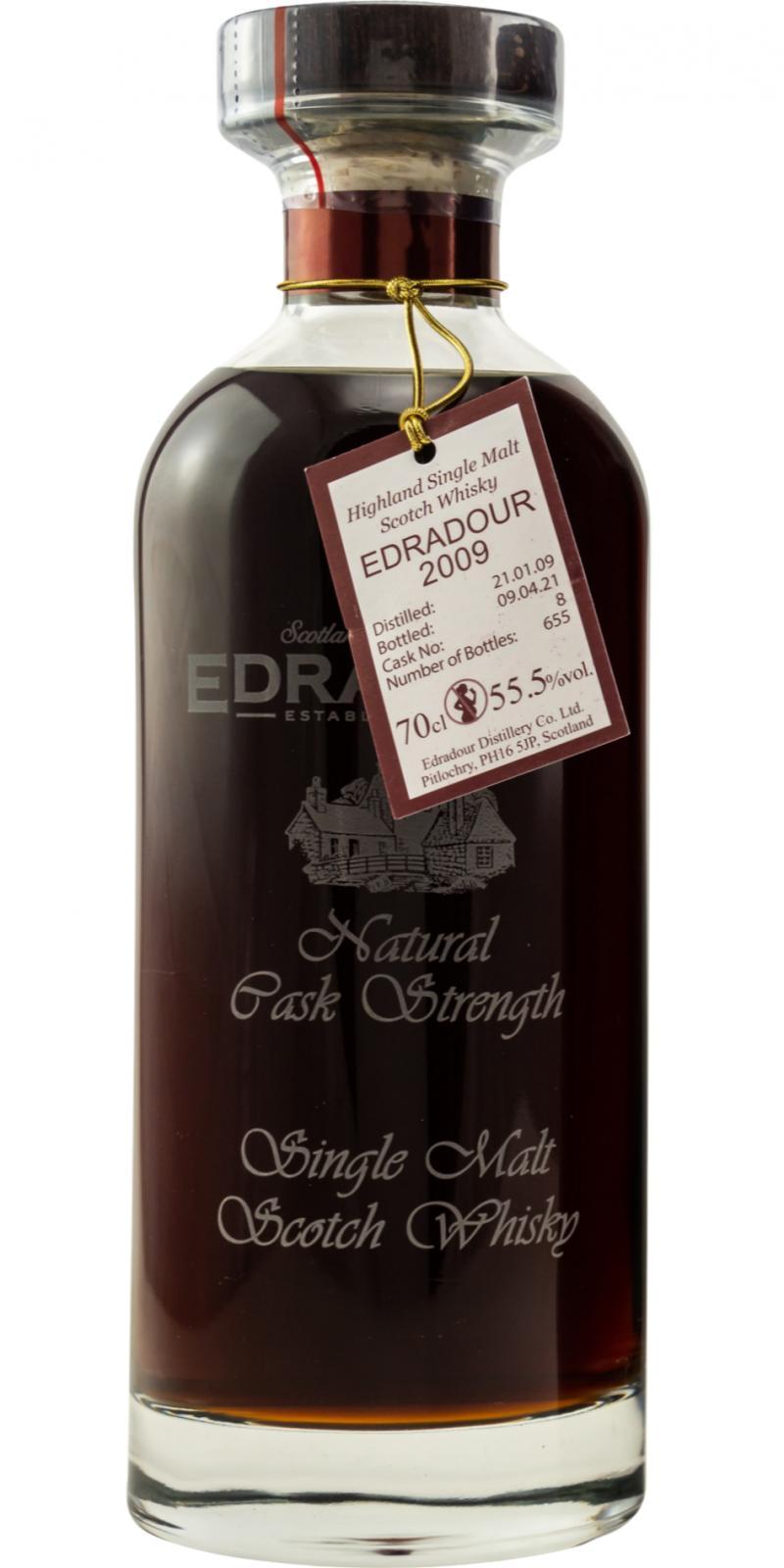 Edradour 2009  Natural Cask Strength