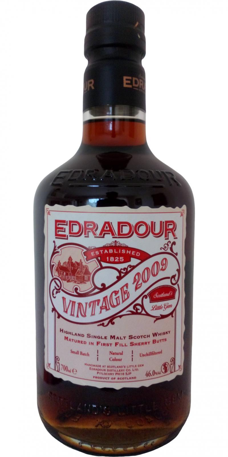 Edradour 2009 Vintage  The Chronicles
