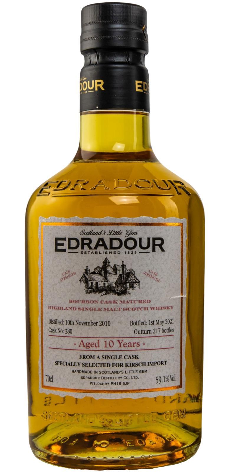 Edradour 2010  Bourbon Cask Matured