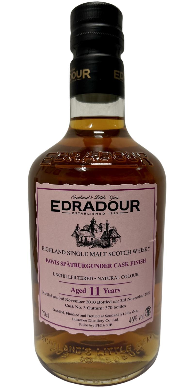 Edradour 2010  Pawis Spätburgunder Cask Finish