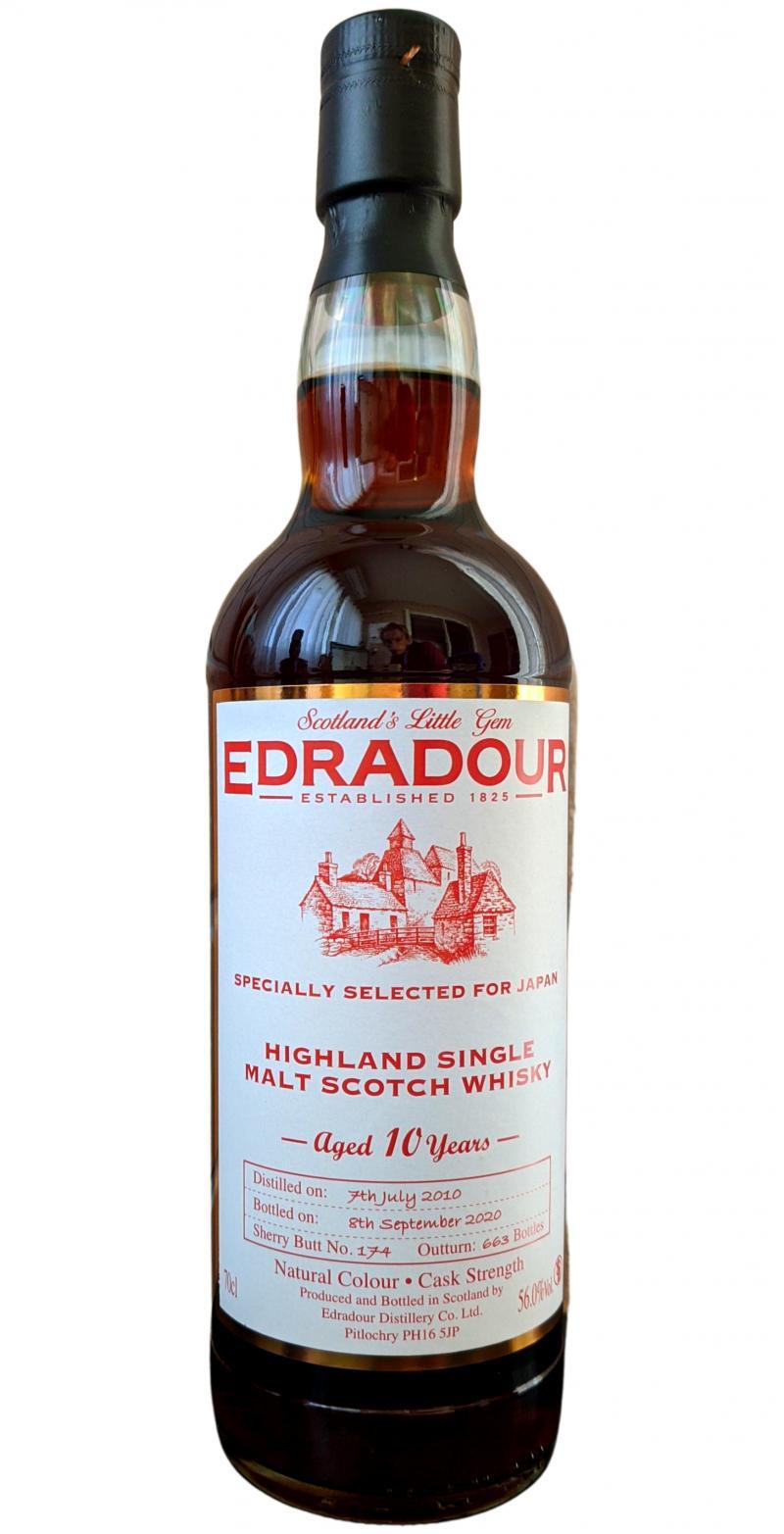 Edradour 2010  Specially Selected for Japan