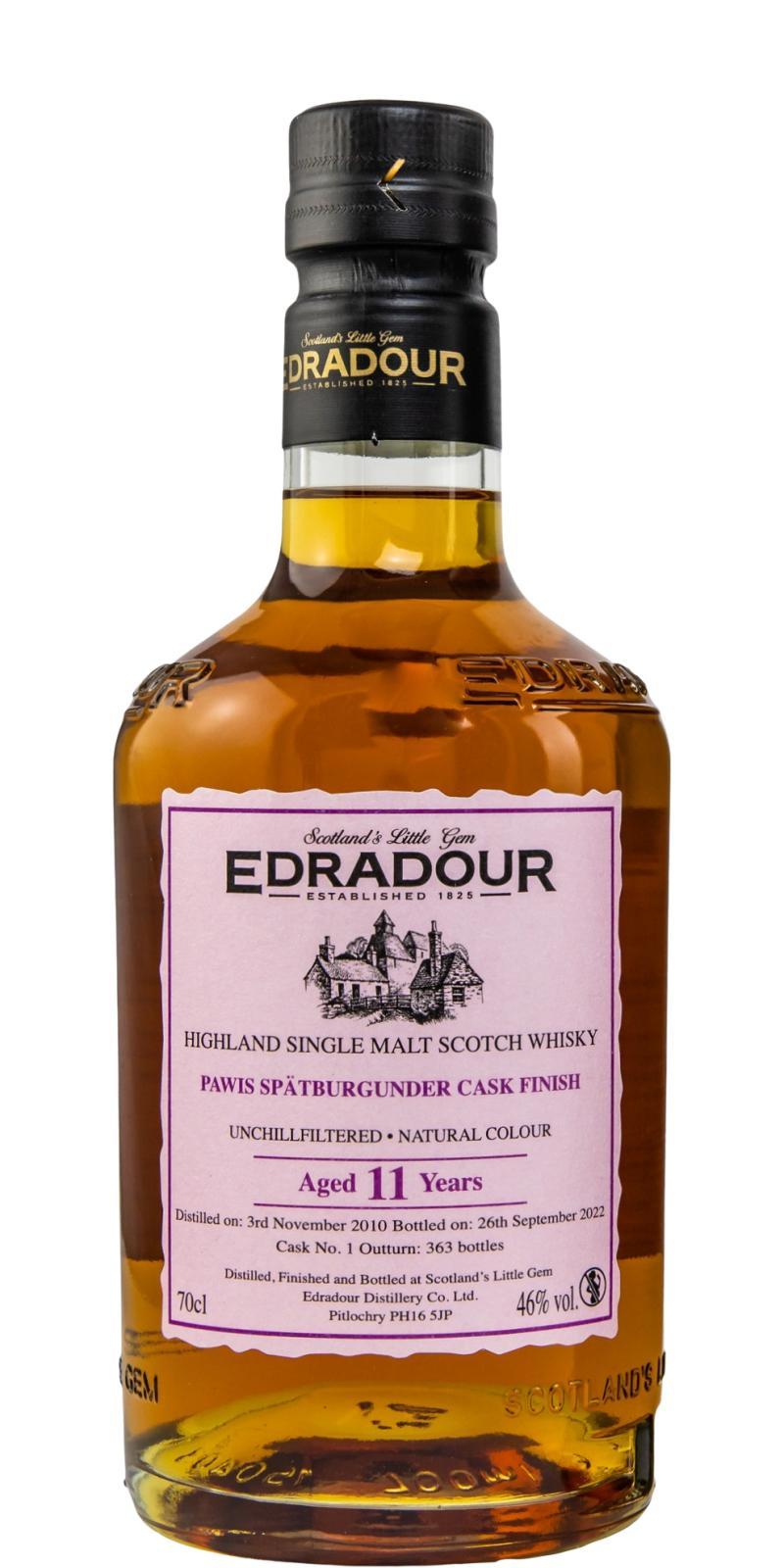 Edradour 2010  Pawis Spätburgunder Cask Finish