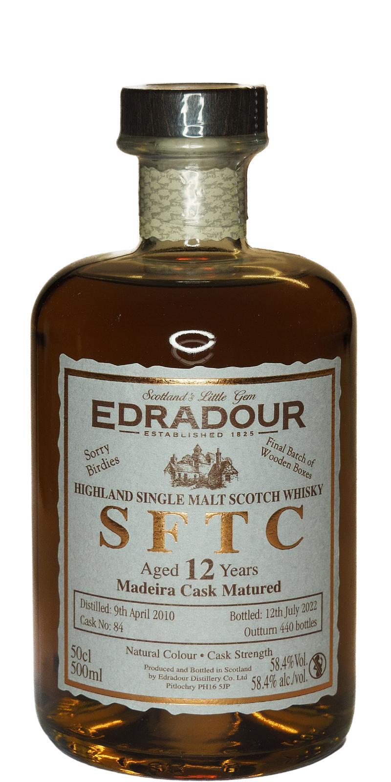 Edradour 2010  SFTC - Madeira Cask Matured