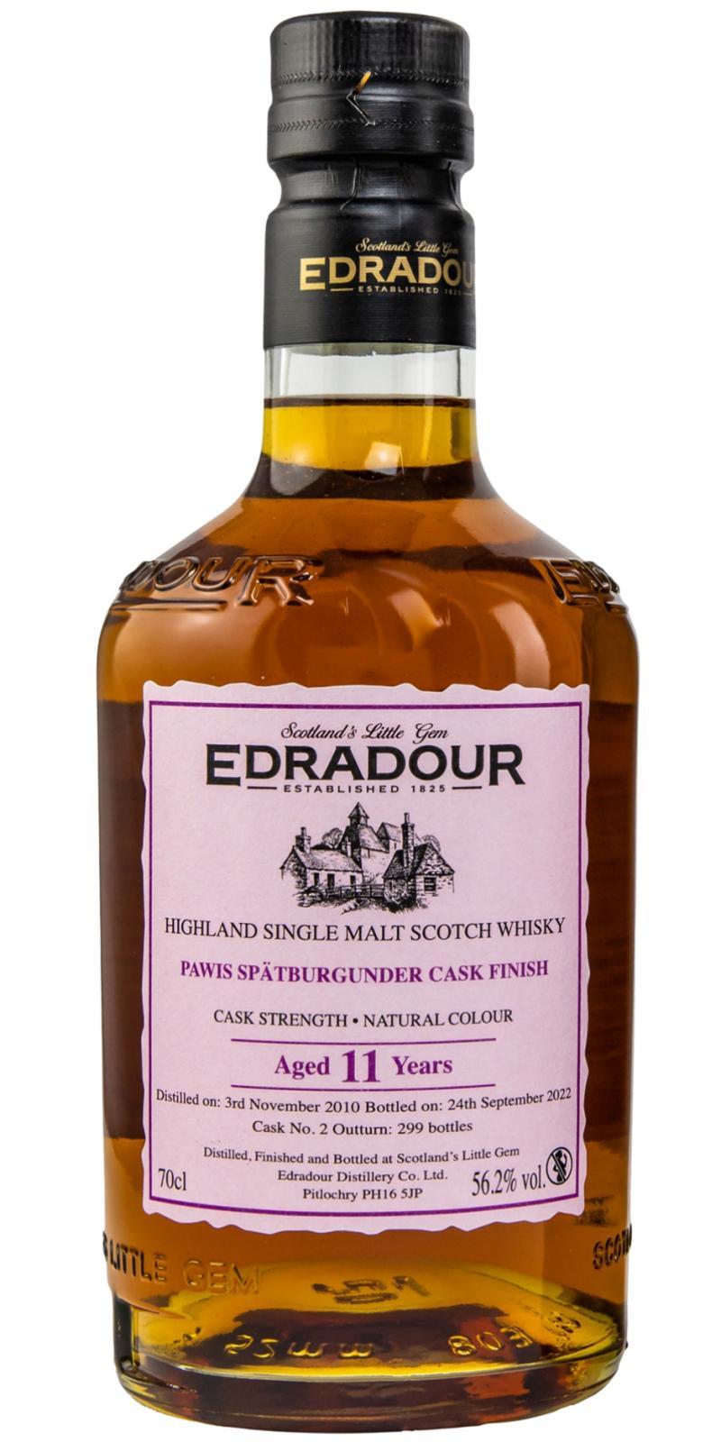 Edradour 2010  Pawis Spätburgunder Cask Finish